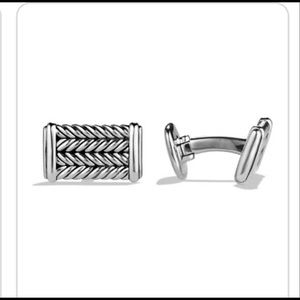 David Yurman Chevron Link cuff links